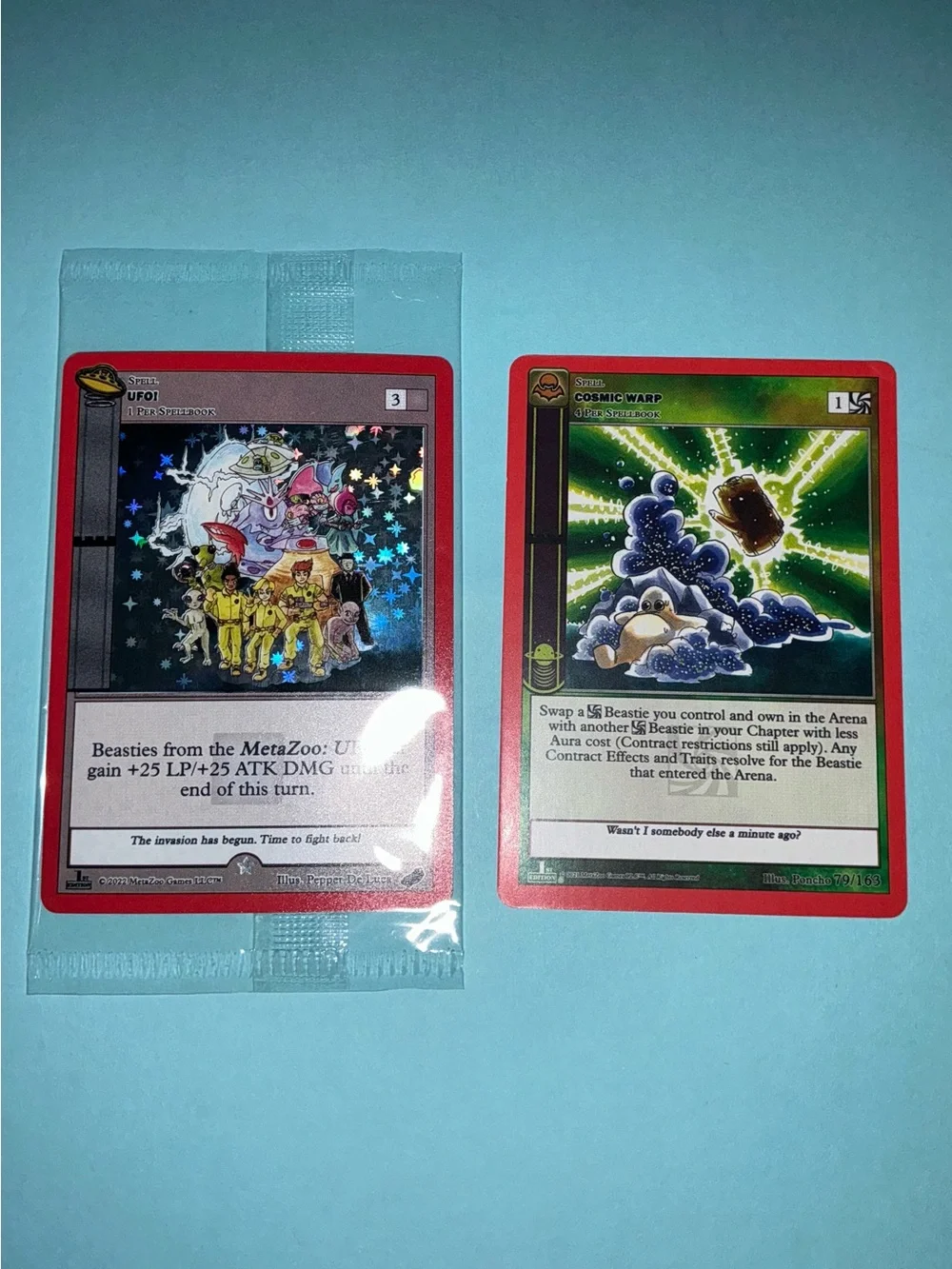 Meta Zero Unopened UFO and Opened Cosmic Wrap